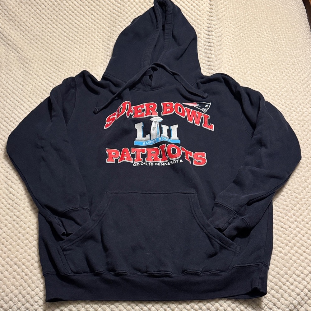 Patriots Super Bowl LII Navy Hoodie